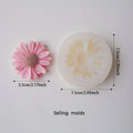 1pc Daisy Silicone Candle Mould. Handmade Aromatherapy Candle DIY Silicone Mold,Decoration Candle Mould Zpaxo 1PC