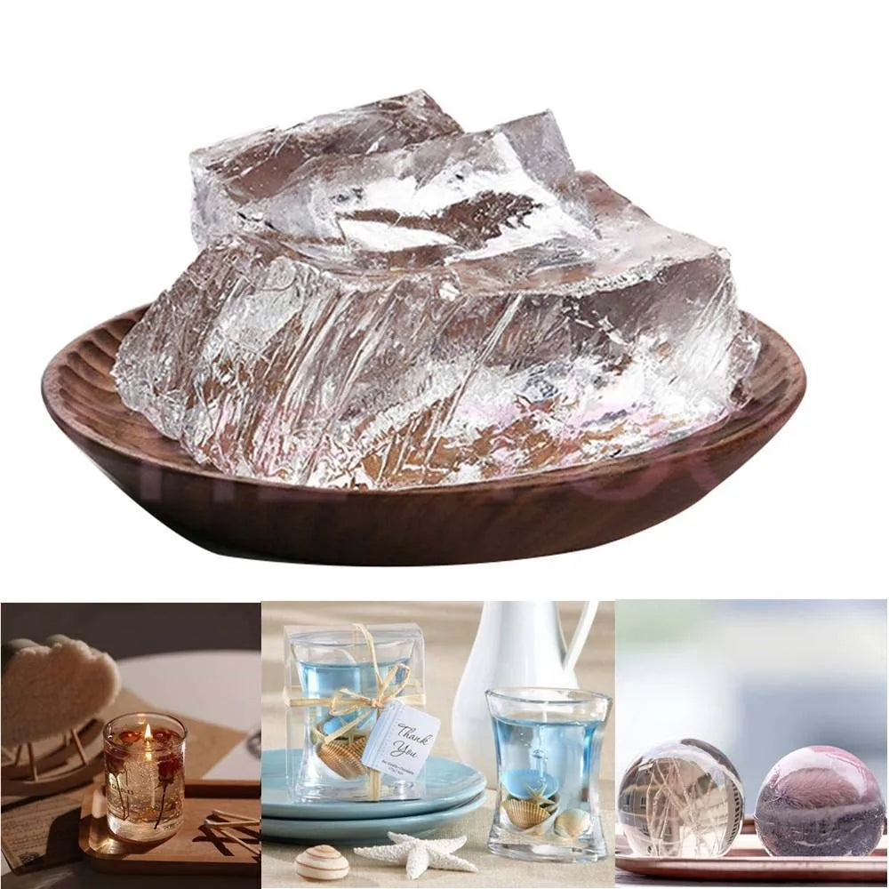 Crystal Jelly Wax for DIY Candle Making – 50/100/200g Candle Making Wax Zpaxo