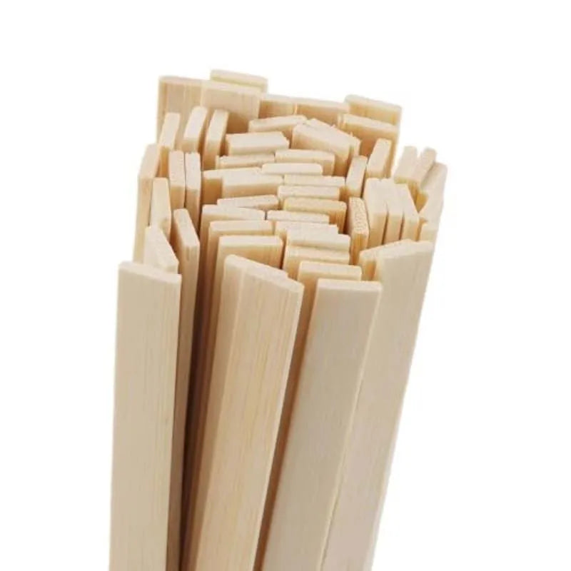 10-Pack Wooden Flat Sticks for DIY Crafts & Model Building Wood Craft Sticks Zpaxo 20pcs