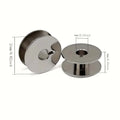 Metal L Bobbins for Singer Brother Janome Bernina – 5/10/20 Pack Sewing Machine Bobbins Zpaxo 5PCS