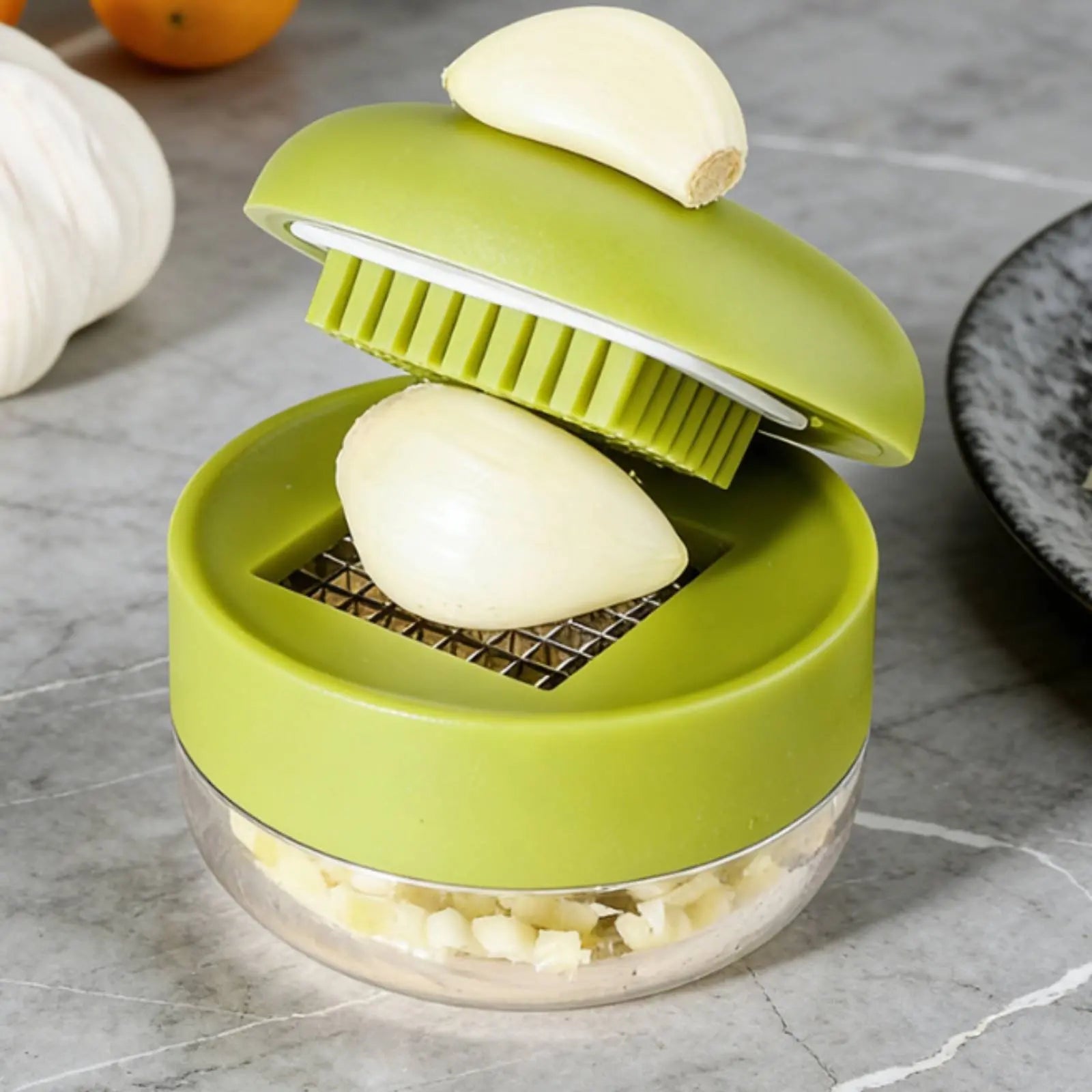 Garlic Press multifunctional kitchen tool Manual Garlic Crusher Mincer Garlic Chopper Easy to Squeeze and Clean Kitchen Tool Zpaxo