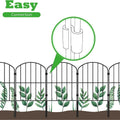 10Pcs Garden Fence Panels Animal Barrier Fences Outside Wedding Prop Lawn Pet Border Edging Garden Fencing for Small Dog Stairs Zpaxo Default Title