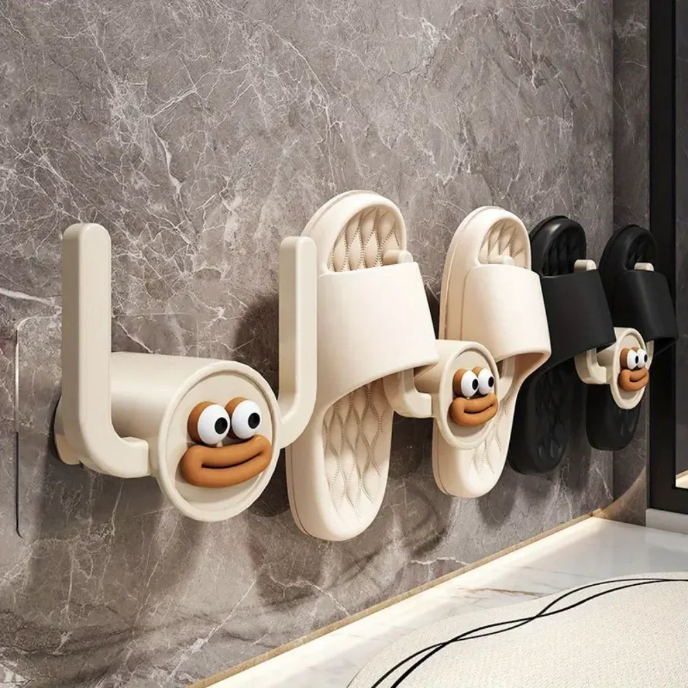 Cartoon Slippers Rack Shower Storage Organization Shoe Drainage Zpaxo