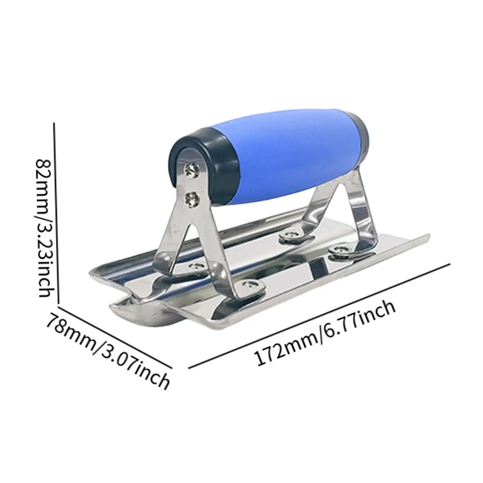 External & Internal Corner Trowel Drywall Trowel Putty Knives ARC Edge Plastering Blade for Wall Floor Finishing Plastering Tool Zpaxo Internal Corner