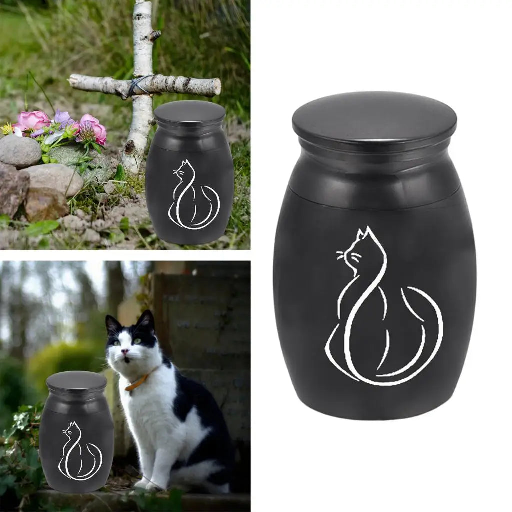 Pet Ash Urn Supplies Funeral Cremation Memorial Urns Stainless Steel Zpaxo