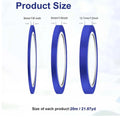 Blue Fine Line Masking Tape Set – 3/6/12mm Painter's Tape 3 Rolls Fine Line Masking Tape Zpaxo 3 Rolls of Blue