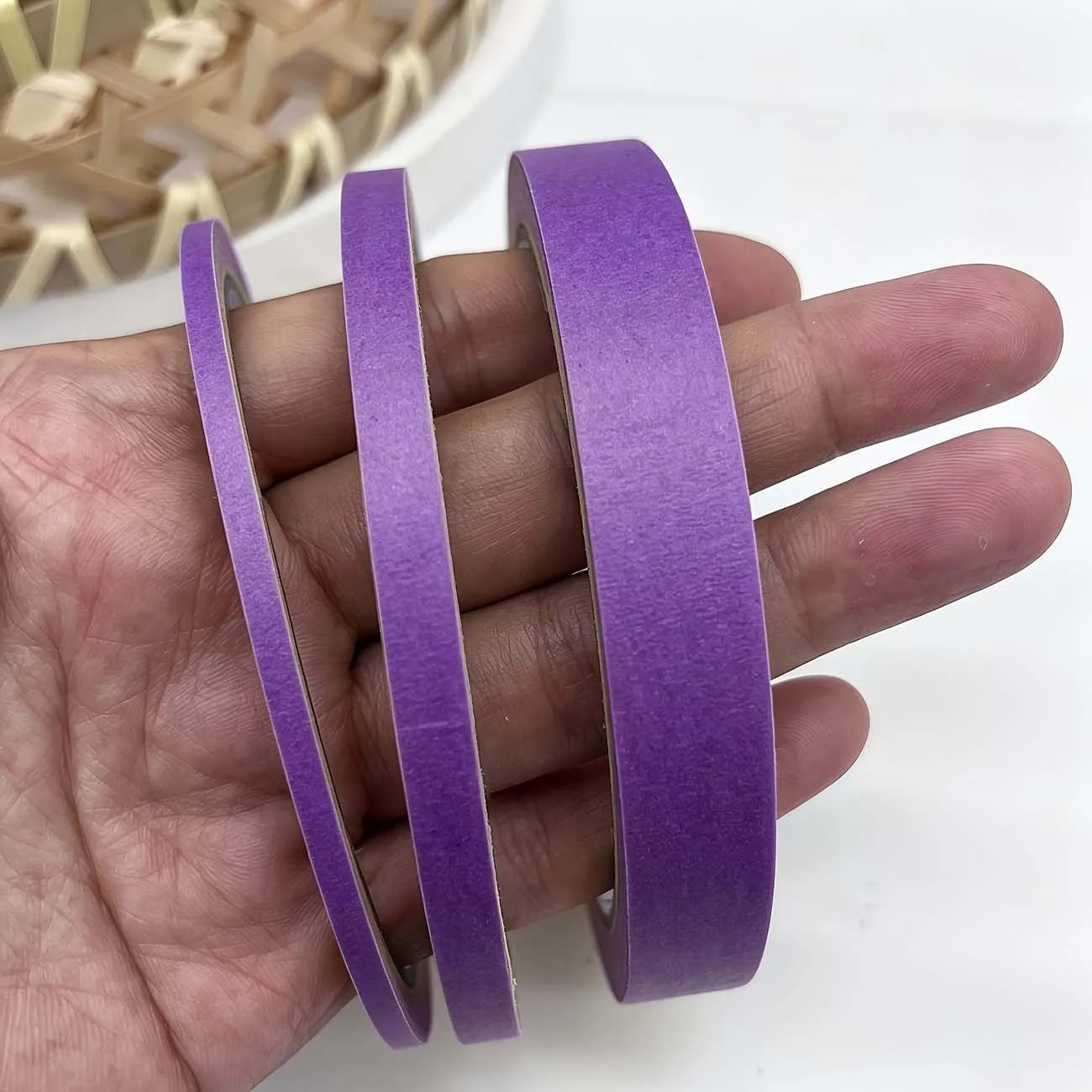 Purple Masking Tape 3 Sizes – Nail Art, Spray Painting & DIY Crafts Craft Masking Tape Zpaxo