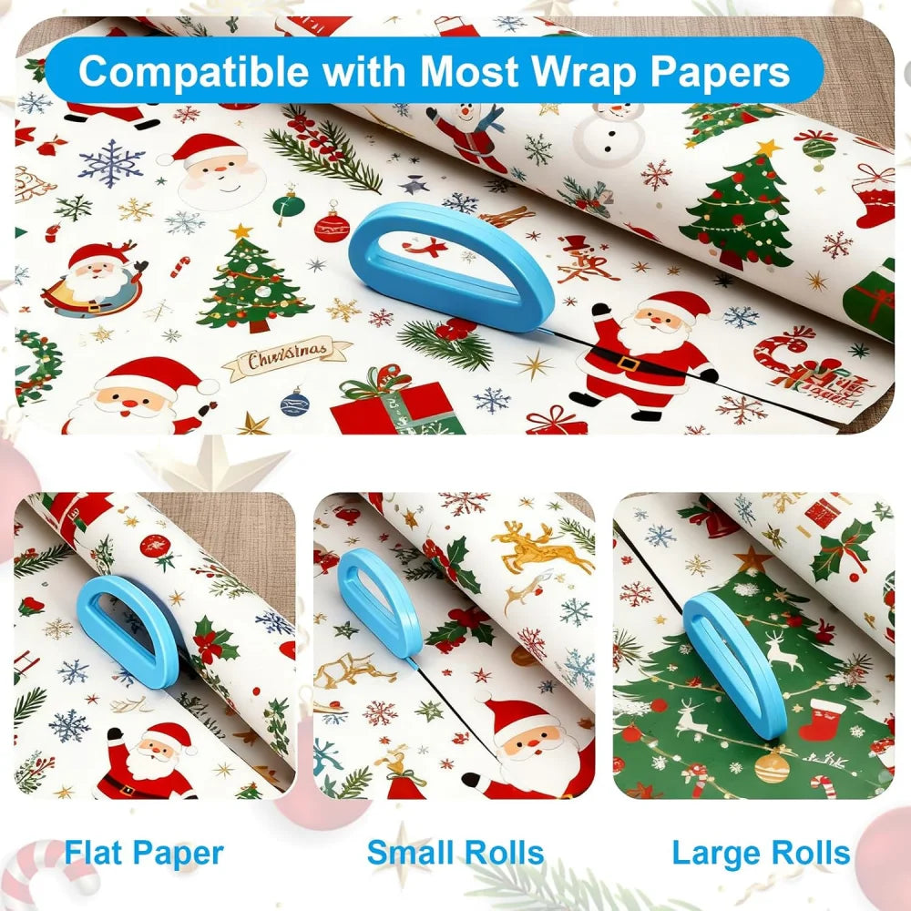 Portable Packaging Paper Cutter Sliding Safety Suitable Wrapping Zpaxo