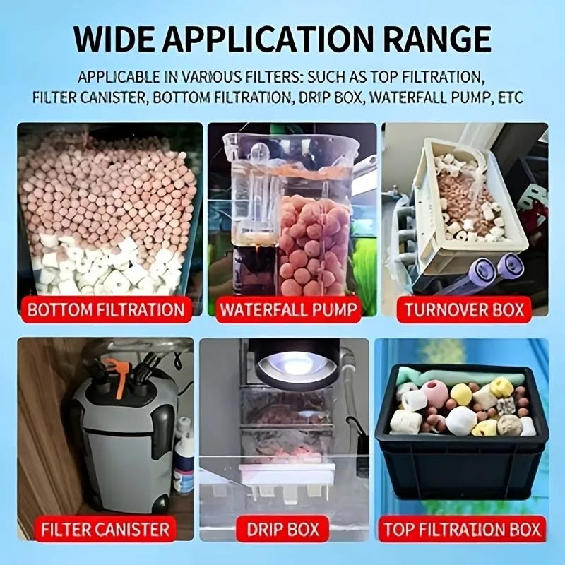 Aquarium Filter Media Hollow Balls 100/200/500G – Bio Filter Aquarium Filter Media Zpaxo