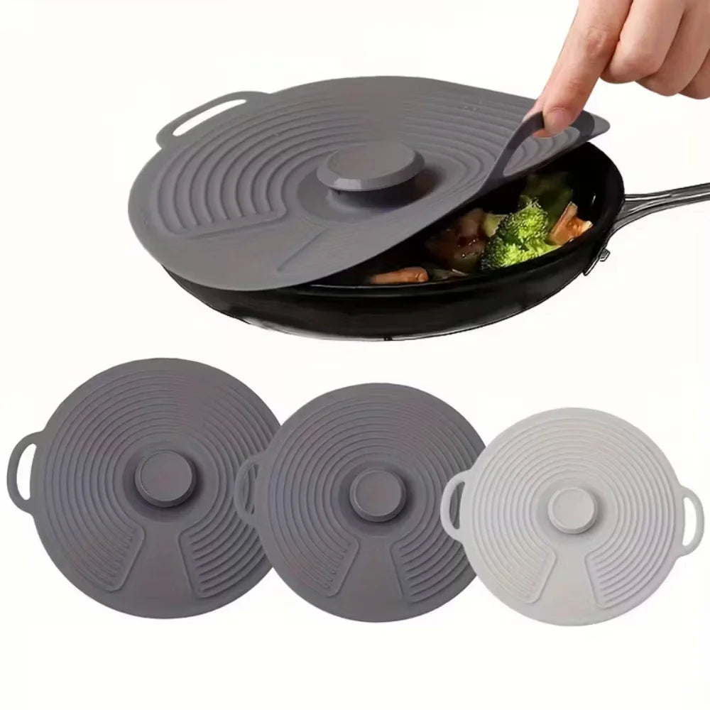 Silicone Bowl LIDS Microwave Splash Reusable Heat-resistant Suitable Zpaxo