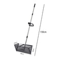 Sand Rake Telescopic Long Handle Beach Sifter Sand Sifter Scoop Cat Scooper for Litter Boxes Kitten Litter Scoop Carbon Steel Zpaxo Carbon Steel Black