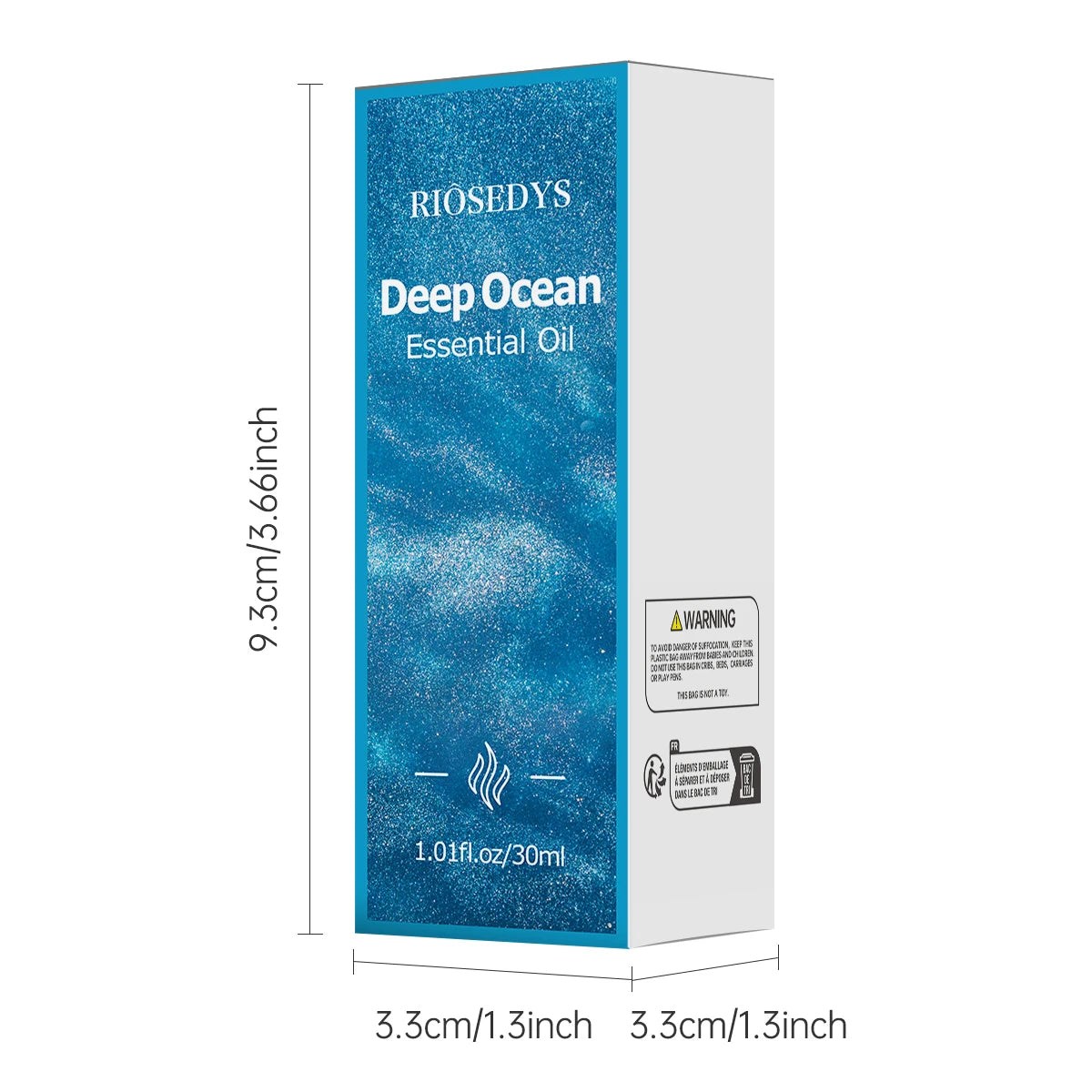 Deep ocean essential oil, with a sea breeze scent, suitable for body massage and aromatherapy, providing powerful moisturizing Zpaxo