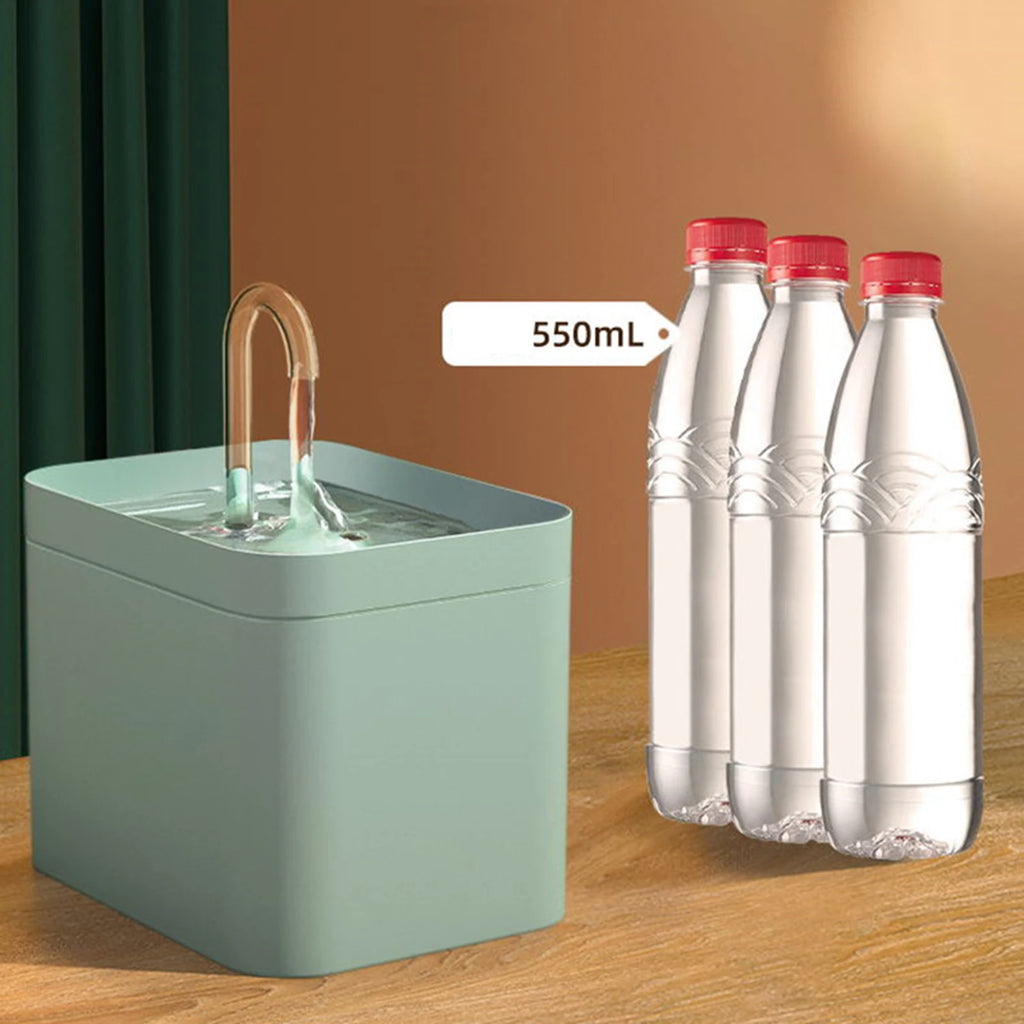 Pet Water Dispenser Auto Filter 5V USB Electric Mute Cat Drinker Zpaxo