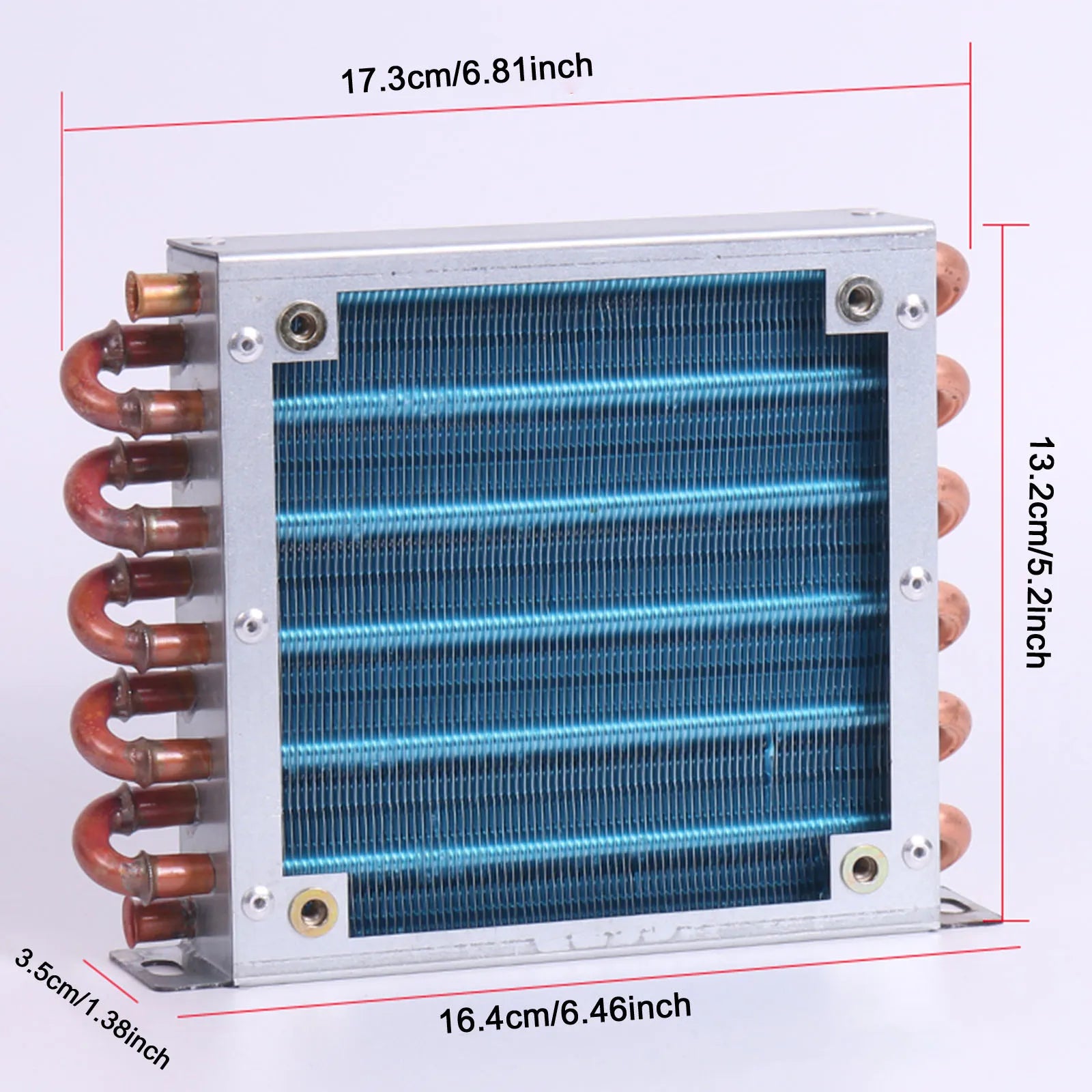 Refrigerator condenser Versatile Cooling Capabilities freezer condenser for air cooled and water cooled system Copper Tube Zpaxo