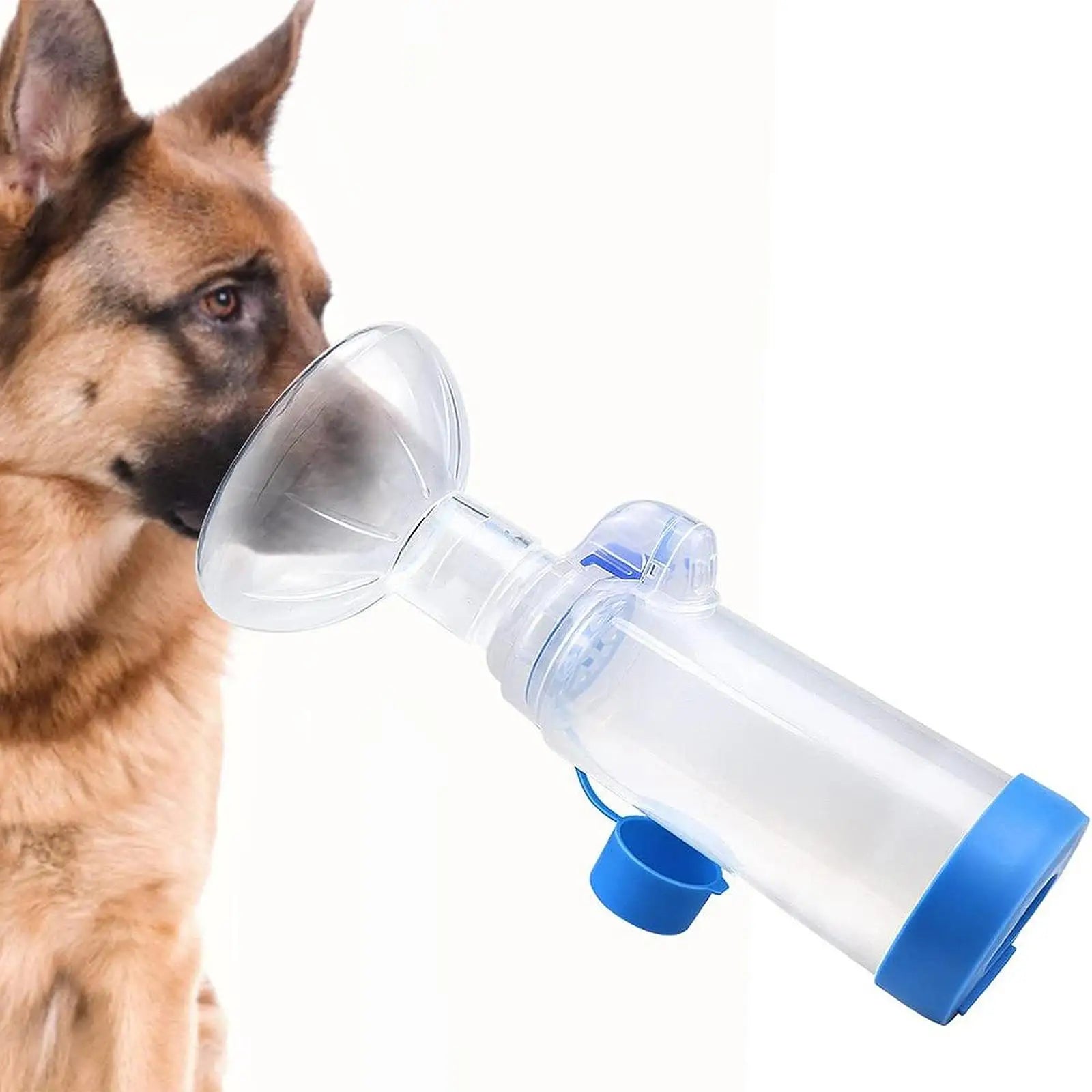 Pet Inhaler Spacer Chamber for Small Dog Pets Portable Travel Cats Use Nebulizador Inhaler Mask Animal Breathing Apparatus Zpaxo