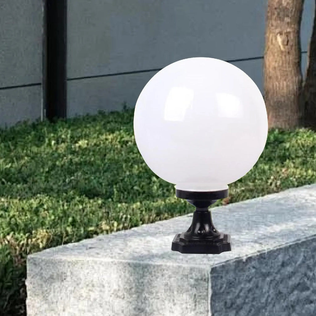 Outdoor Globe Lamp Shade – Waterproof Round Ball Lampshade Outdoor Lamp Shade Zpaxo