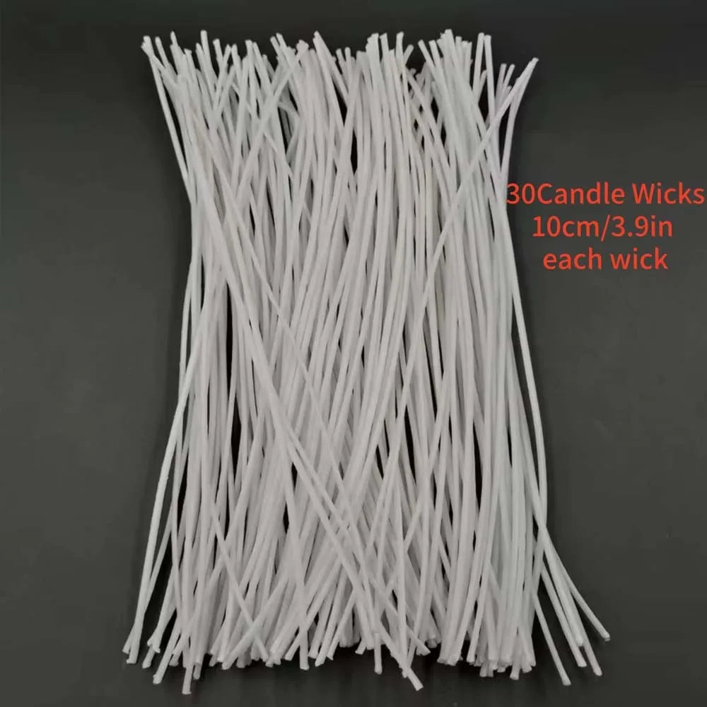 Refillable Wax Sand Candle Kit with Wicks – DIY Candle Making DIY Candle Making Kit Zpaxo 30Wicks