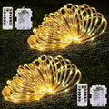 8-function Waterproof Battery Box Tube Lights Strip Indoor Outdoor Zpaxo Warm White 13W
