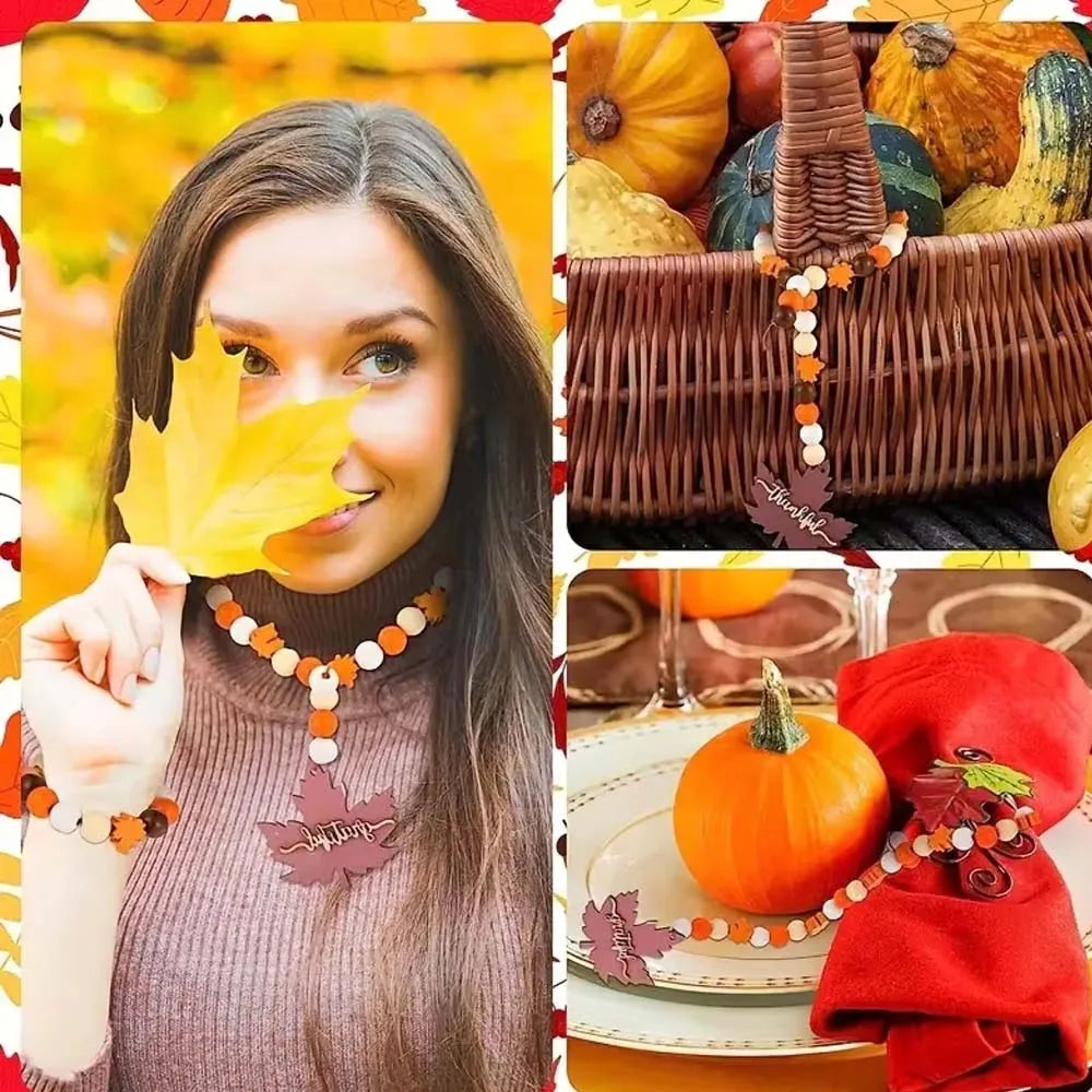 Wooden Beads for Jewelry Making – Christmas & Halloween DIY Wooden Craft Beads Zpaxo