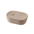 Silicone Food Storage Containers Pre-meal Preparation Microwave Zpaxo Grey