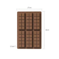 Chocolate Bar Molds Non-stick Food-grade Silicone Deep Dubai Zpaxo Chocolate