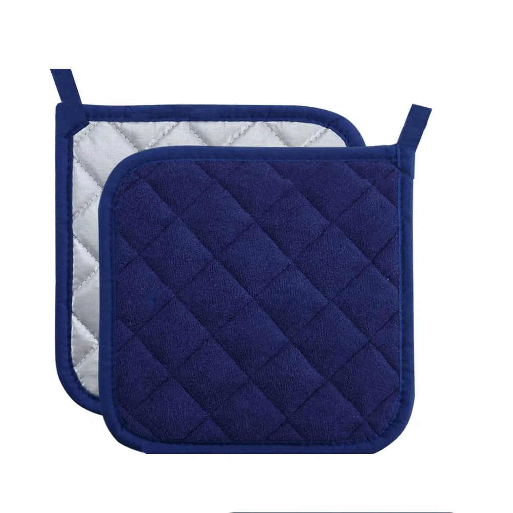 Cotton Machine Washable Heat-Resistant Pot Rack, Heat Insulation Pad, Tripod, Kitchen for Cooking and Baking, Oven Rack Zpaxo blue 1PC