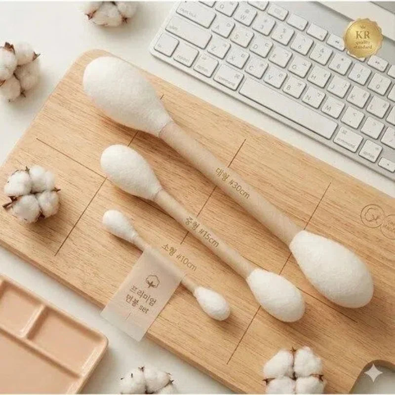 6pcs Cat Swabs Cat Toy for Indoor Cats Kittens Entertainment Cute Interactive Toy Exercise and Play Wood Cotton Pet Supplies Zpaxo