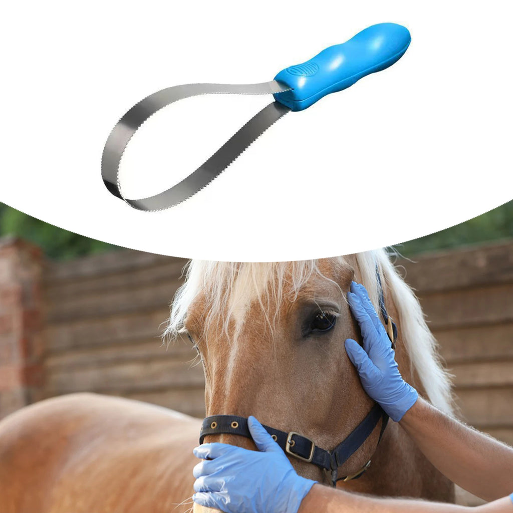 Double-Sided Horse Grooming Comb & Scraper for Dogs & Livestock Horse Grooming Comb Zpaxo