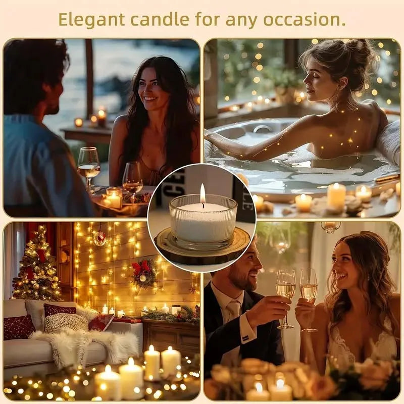Pearl Candle Set – 200g Sand Wax & 20 Wicks for Weddings Candle Making Kit Zpaxo