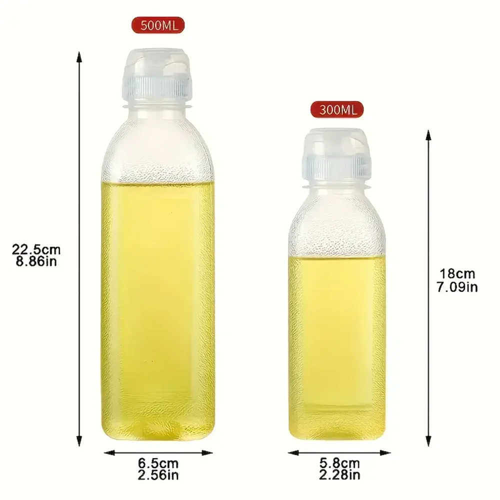 Oil Bottles 300 Vinegar Bottle Olive Dispenser Container Easy Clean Zpaxo