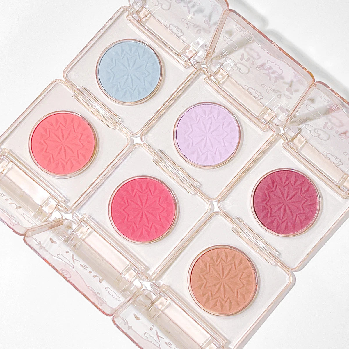 HISYI Single Blush Waterproof Whitening Matte Fine Flash Natural Nude Zpaxo