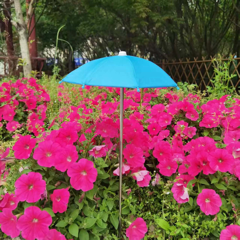 Plant Umbrella Adjustable Height Waterproof Garden Umbrella for Outdoor Courtyard Beds Backyard Parasol Plants Sun Protection Zpaxo
