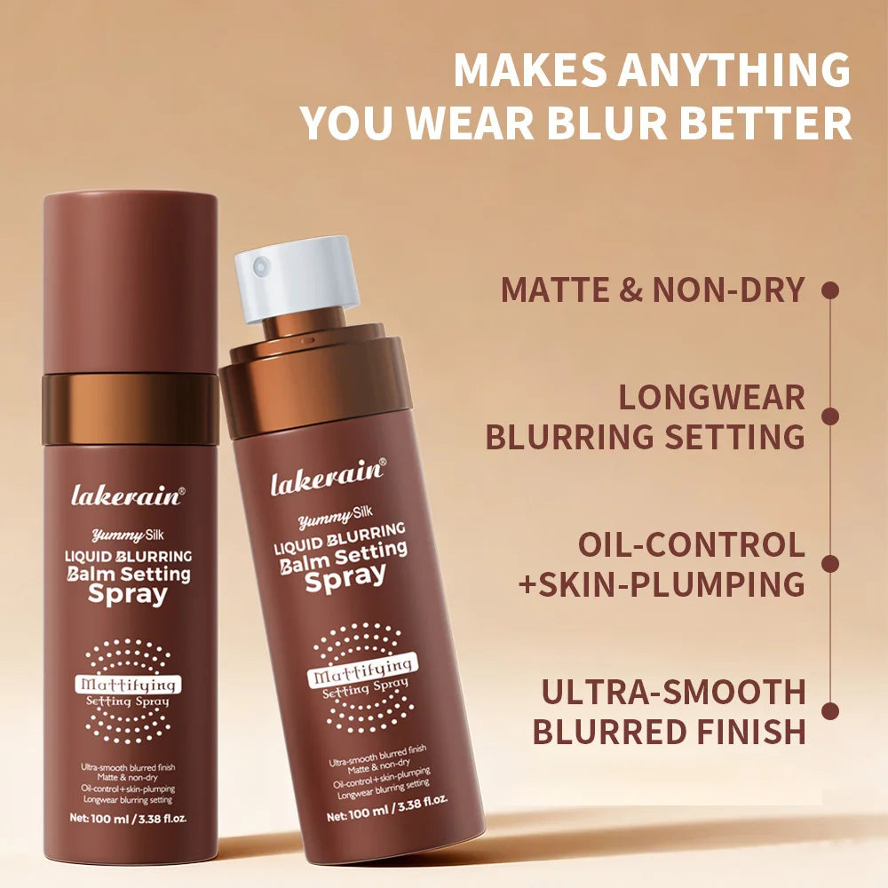 Liquid Blurring Balm Setting Spray Matte il Control Long Wear Mattifying Hydrating Non Drying Weightless Makeup Zpaxo