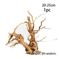 1PC Driftwood for Aquarium,Natural Spider Wood Reptile Branches Fish Tank Log Ornament Aquarium Trunk Decoration Zpaxo 20-25cm