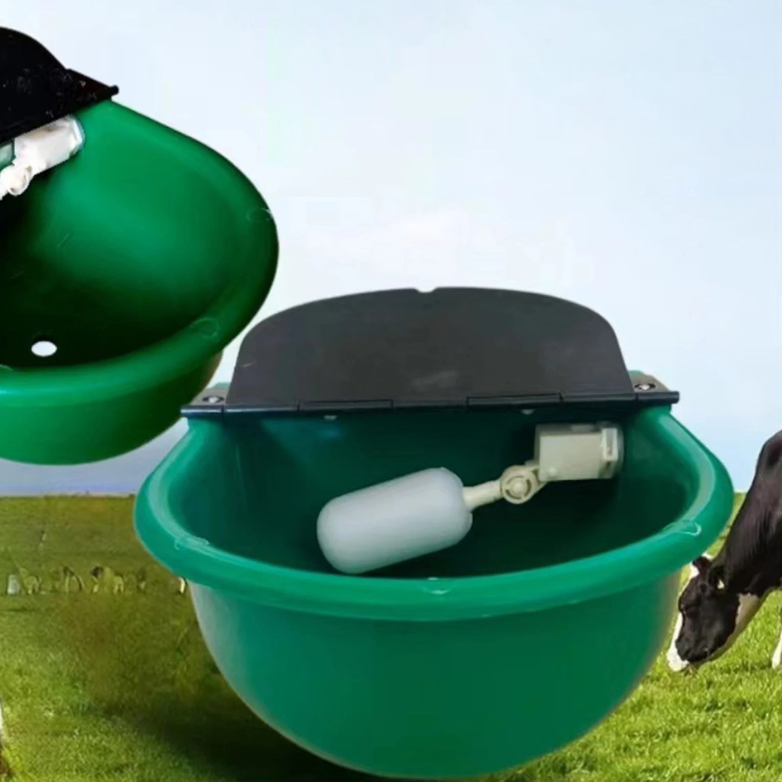 Automatic Water Bowl Cow Sheep Drinking Water Bowl Farm Animals Water Feeder for Piglet Goats Calves Cattle Dog Wateing Tool Zpaxo