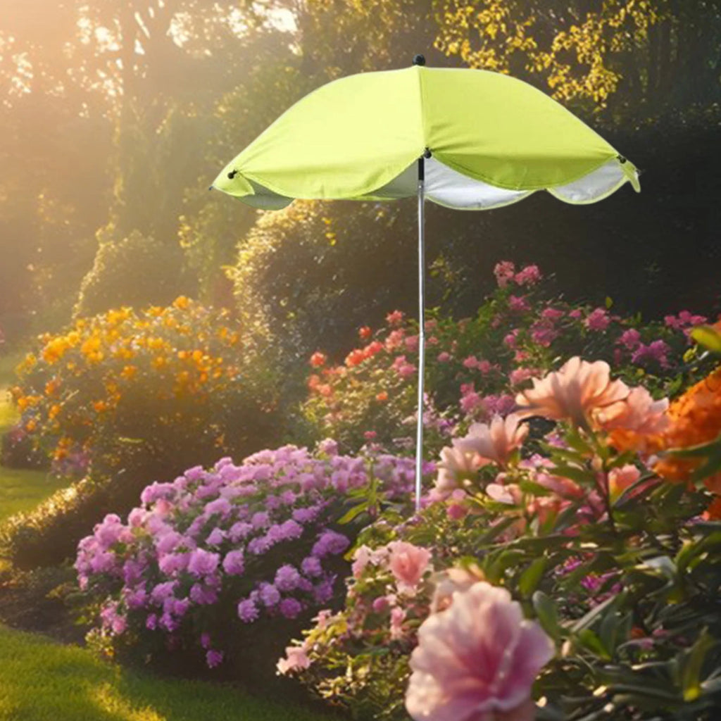Outdoor Plant Umbrella Shade Cover Adjustable Height Canopy Telescopic for Garden Lawn Patio Flowers Potted Yard Reusable Decor Zpaxo