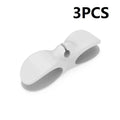 Three Kitchen Appliance Wire Straighteners Fixers Wrappers Suitable Zpaxo white 3PCS