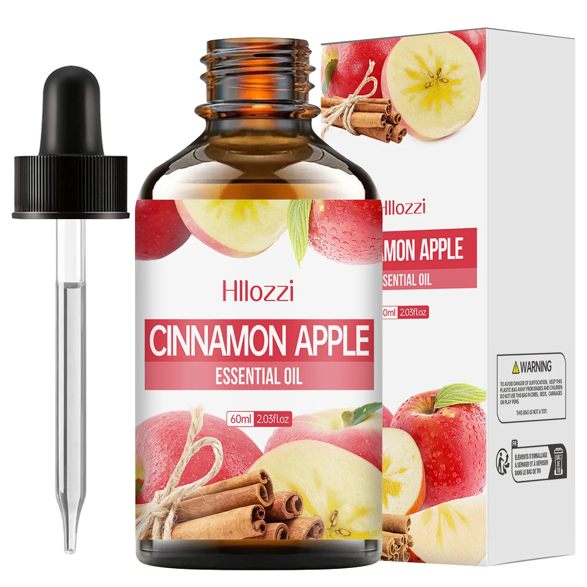 Cinnamon Apple Essential Oil Combination Woody Fruity Notes Suitable Zpaxo 60ml Other fruit