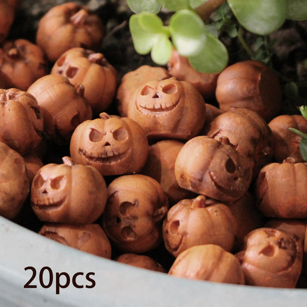 20-Pack Mini Halloween Resin Pumpkin Figurines – Home Decor Resin Holiday Figurines Zpaxo