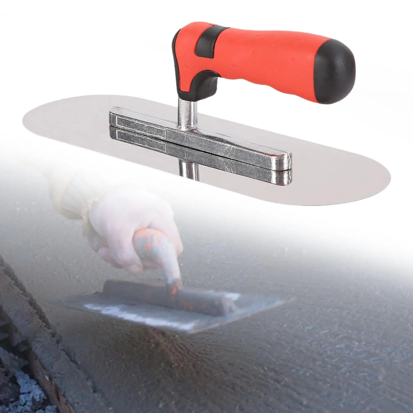 Stainless Steel Plastering Trowel for Drywall Plastering Construction Cement Tiling Scraping Concrete Flat Finishing Trowel Zpaxo