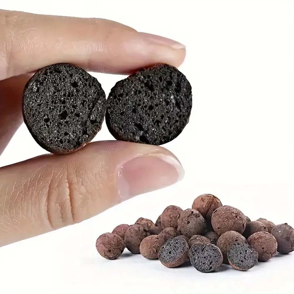 100g Expanded Clay Pebbles – Hydroponic & Aquatic Plant Media Clay Growing Medium Zpaxo