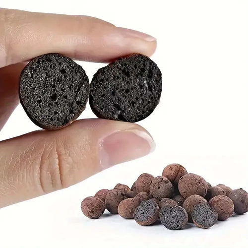 100g Expanded Clay Pebbles – Hydroponic & Aquatic Plant Media Clay Growing Medium Zpaxo