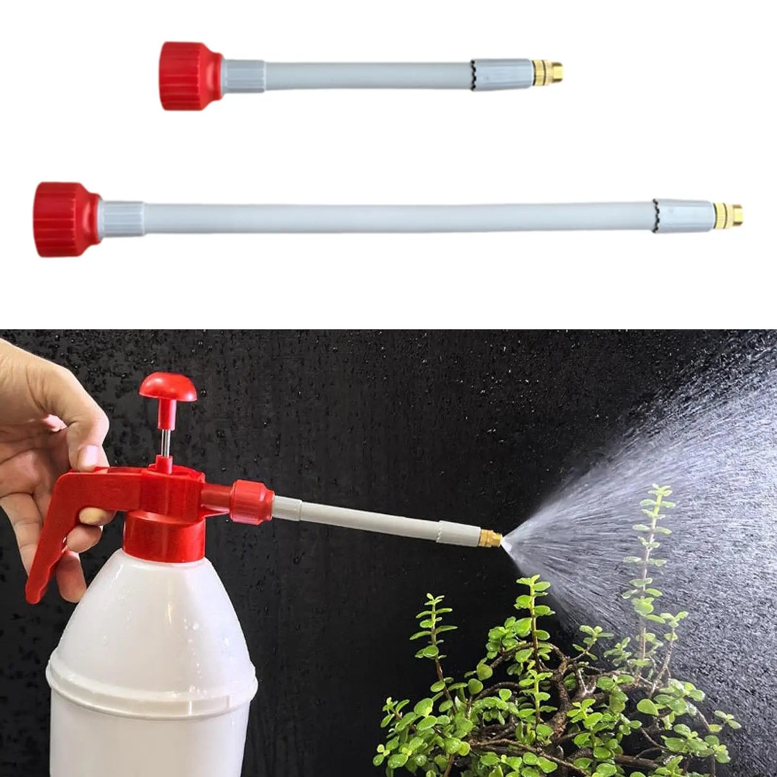 6.69inch Sprayer Extension Rod Flexible Watering Nozzle watering sprayer Extend pole for Home Cleaning Garden Spray Bottle Patio Zpaxo