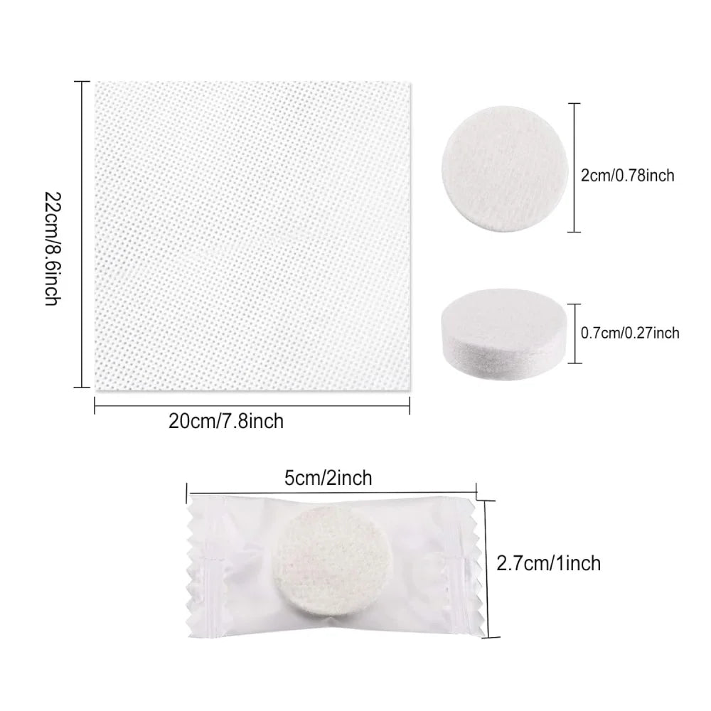 50 100 200 Compressed Towel Cotton Mini Hand Wet Wipes Sheet Towels Zpaxo