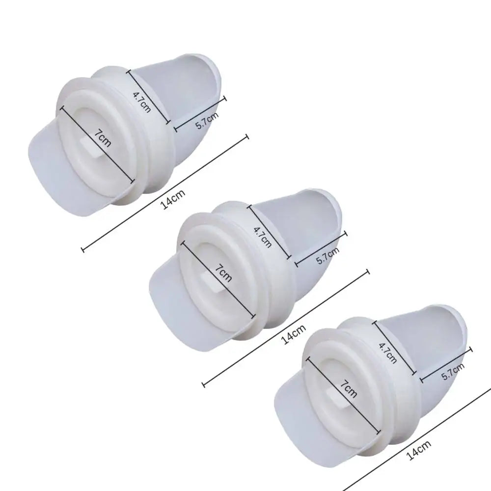 Automatic Weight-Operated Chicken Feeder Port – Rainproof DIY Poultry Feeder Zpaxo 3pcs