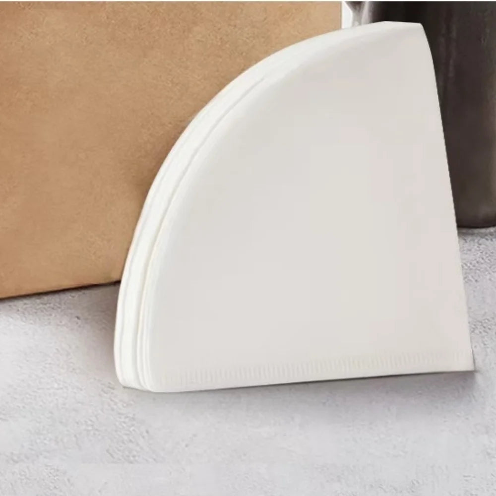 Single-use Coffee Filter Paper Bag Conical 2-4 Cups Natural Drip Zpaxo