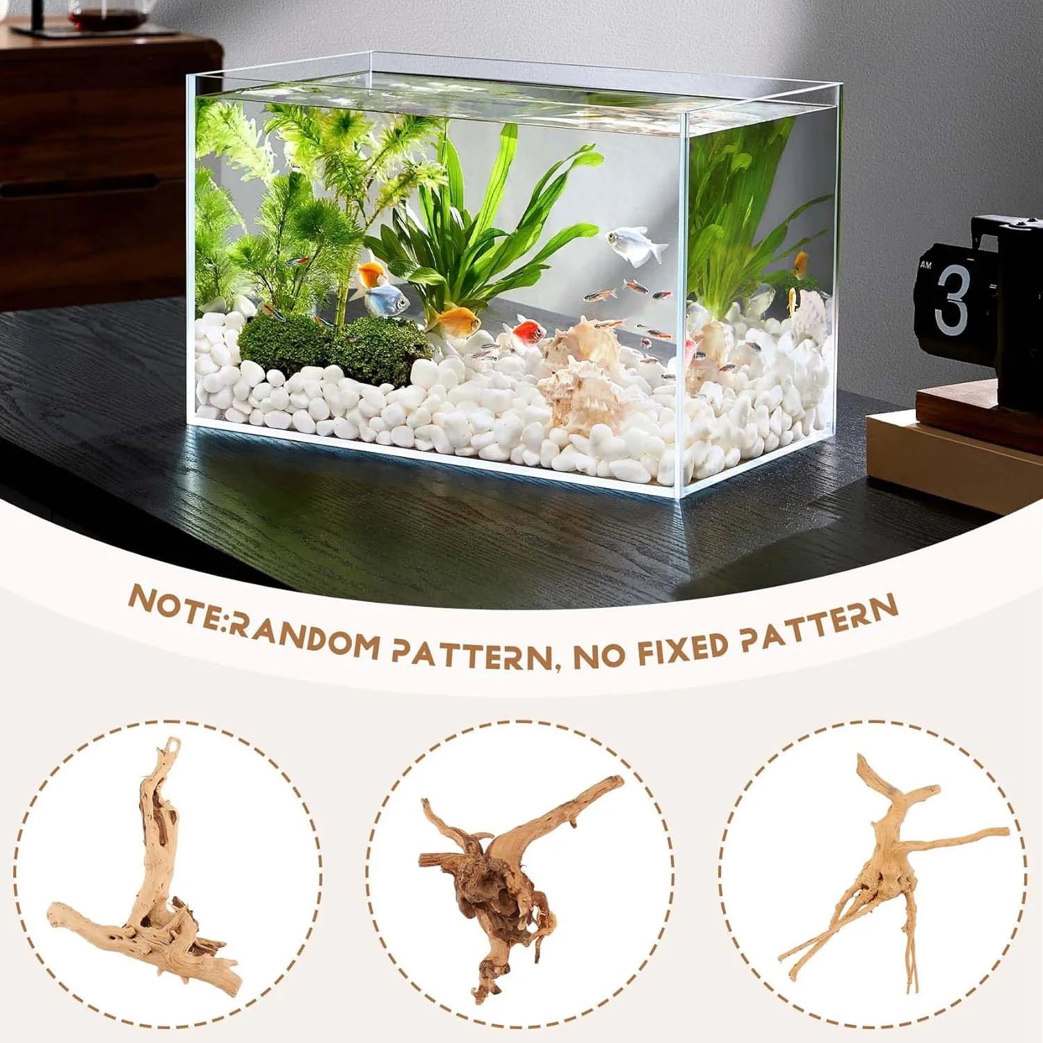 Natural Driftwood for Aquarium – Fish Tank & Reptile Decor Aquarium Driftwood Zpaxo