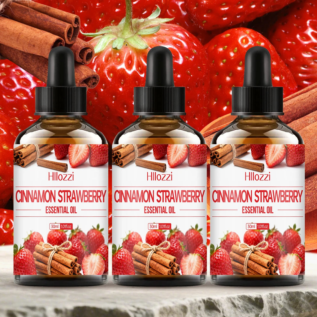 Cinnamon Strawberry Essential Oil Combination Woody Notes Fruit Zpaxo