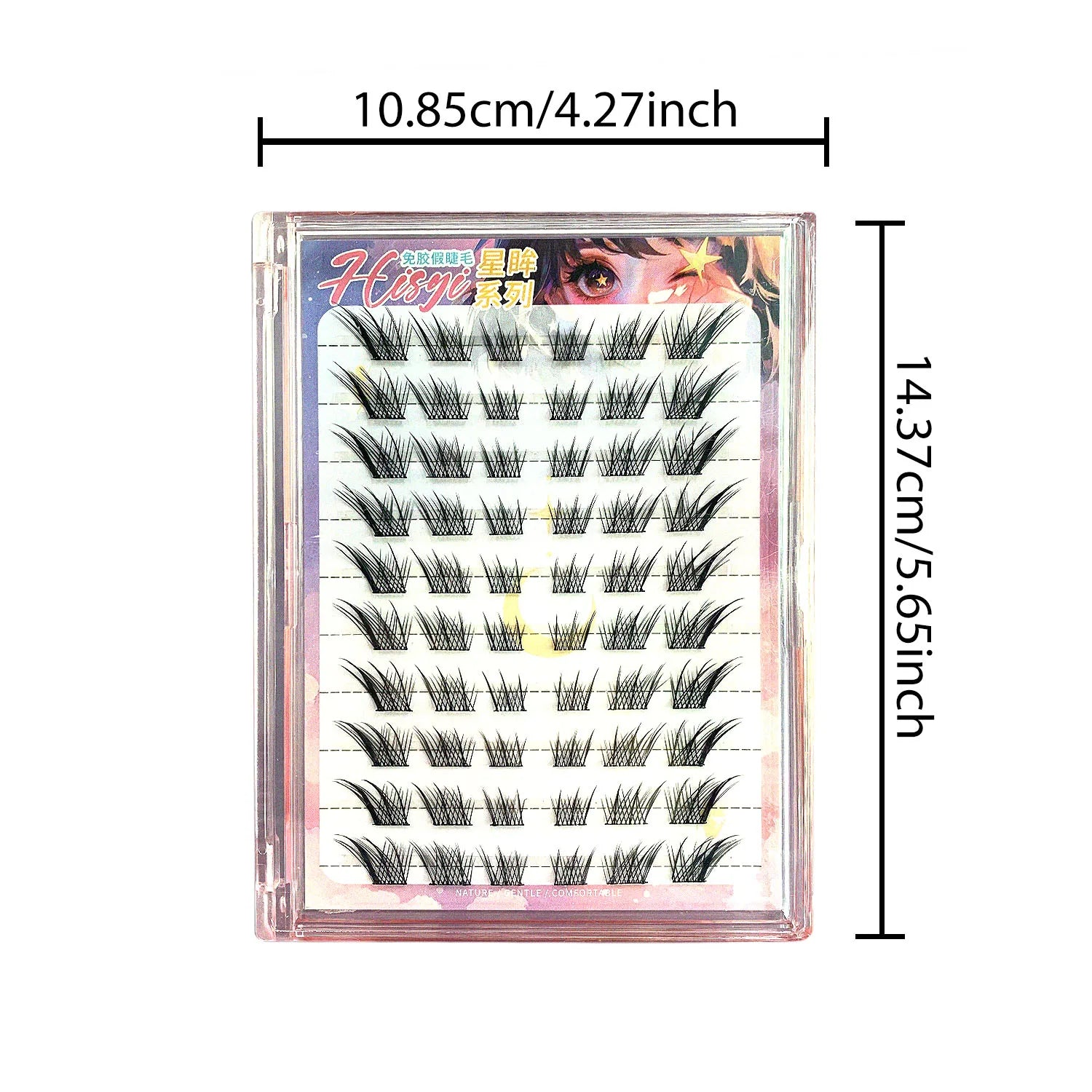 DIY single cluster glue-free false eyelashes cluster eyelashes soft, light, thick single eyelashes five options Zpaxo