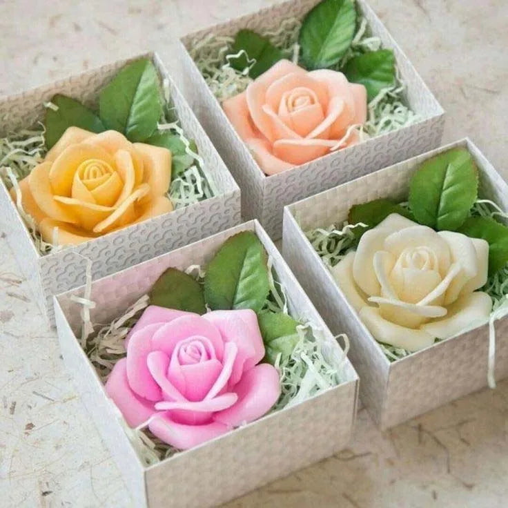 Rose Flower Silicone Mold – Candle, Resin, Clay & Chocolate DIY Craft Silicone Mold Zpaxo
